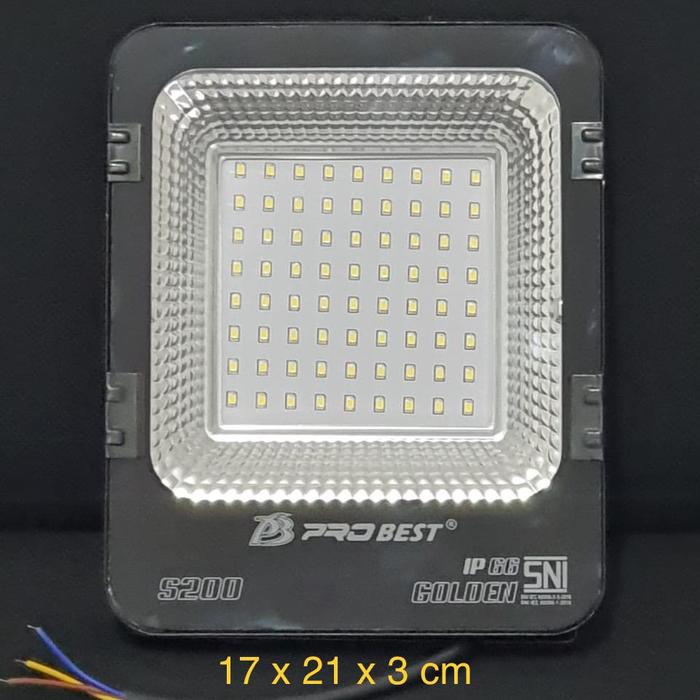 Gambar lampu sorot LED 200 watt 200w outdoor IP66 lampu sorot 200w led smd - probest 200w, cahaya PUTIH dari CityLED undefined Tokopedia