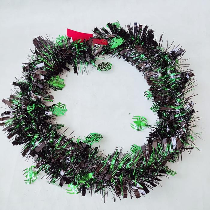Gambar SLINGER HALLOWEEN TINSEL MURAH DEKORASI PESTA SLINGER METALIK BAGUS - HIJAU SPIDERWEB dari MadisonShop undefined Tokopedia