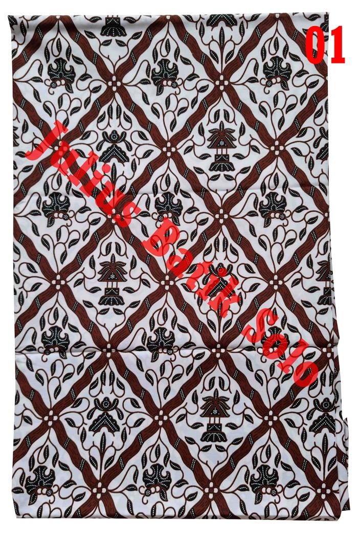 Gambar KAIN BATIK MOTIF JARIK H. SANTOSO AAA UNGGUL JAYA  JARIK BATIK PUTIH - 525 dari Julius Batik Solo undefined 5 Tokopedia