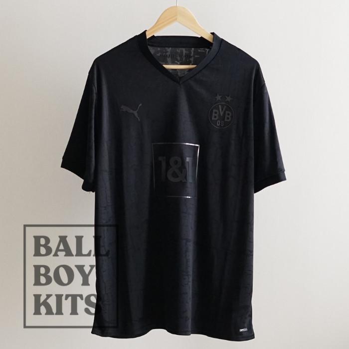 Borussia Dortmund Kit Borussia All Black Jersey Jual Original