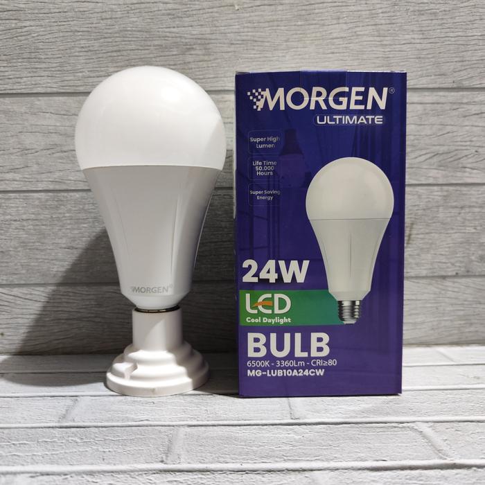 Gambar MORGEN ULTIMATE MG-LUB10A LAMPU LED BULB 24W BERGARANSI SNI BAGUS - COOL DAY LIGHT dari RS LISTRIK RUMAH LAMPU undefined Tokopedia