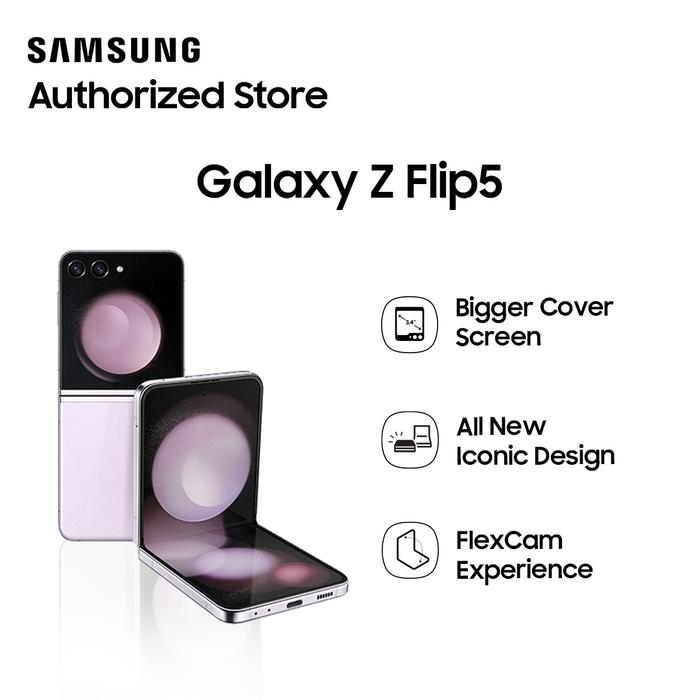 Gambar Samsung Galaxy Z Flip5 5G 8/256 GB - Lavender dari SES Sidocom Makassar undefined Tokopedia