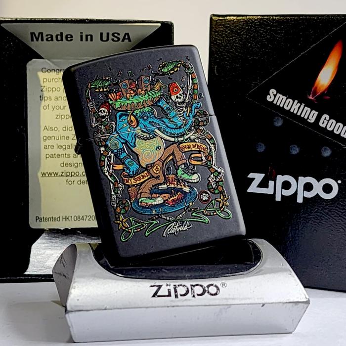 ZIPPO ACCENDINO RICK RIETVELD 48559 ZIPPO ORIGINAL USA