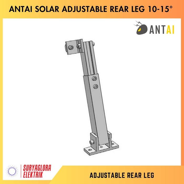 Solar Module Rear Jual Mounting Solar PV / Solar Module / Panel Surya - Rear Leg - 10-15 ...