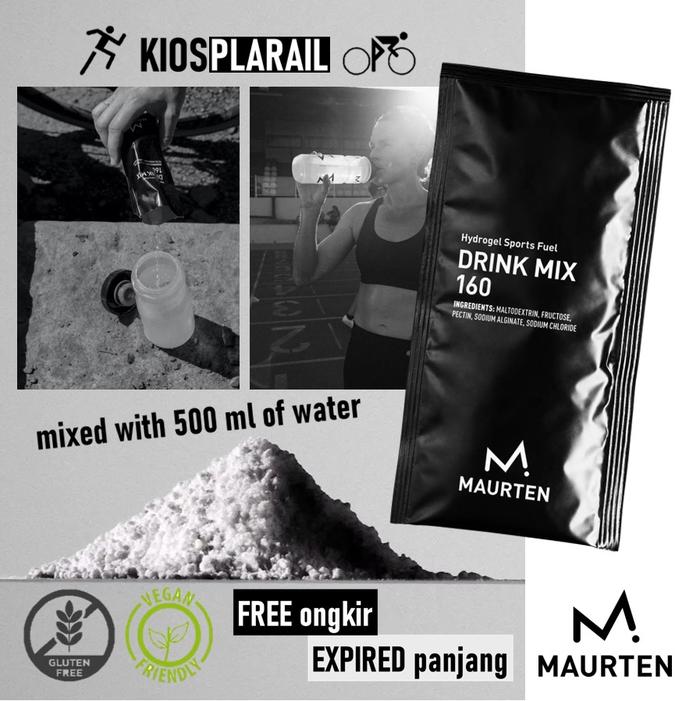 Gambar MAURTEN Gel 100 Caf 100 Drink Mix 160 Bottle PROMO Diskon Energy Gel - DrinkMix 160 dari kiosplarail undefined Tokopedia