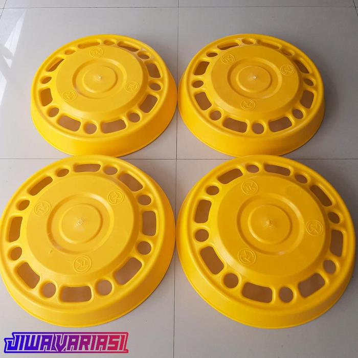 Gambar WILDOP,WHELDOF,DOP TRUK ADIPUTRO NEW R15/16 HARGA 4BIJI PLASTIK TK - Kuning dari HUD-otomoto undefined Tokopedia