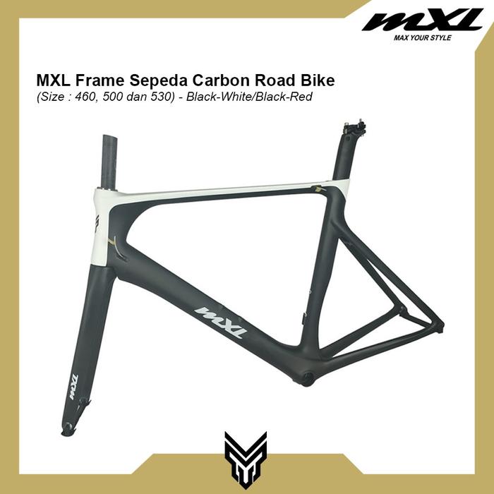 Gambar MXL Frame Carbon Sepeda 700c U Brake Road Bike Cycling - Black-White, 500 dari MXL Sports Indonesia undefined Tokopedia
