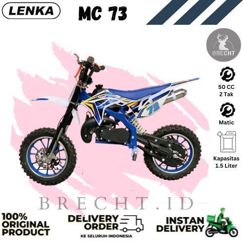 Gambar (Gosend/Grab) Motor Bensin Mini Trail Anak Lenka MC 73 - Biru dari BRECHT.ID OFFICIAL STORE undefined Tokopedia