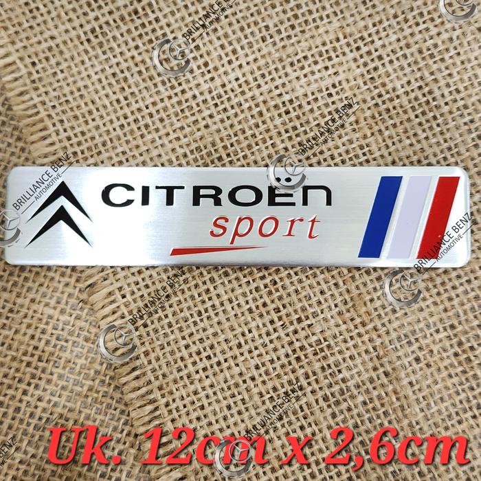Gambar EMBLEM 3D ALUMUNIUM CITROEN SPORT EUROPE STICKER PLAT CITROEN EROPA - MODEL 1 dari BRILLIANCE BENZ AUTOMOTIVE undefined Tokopedia