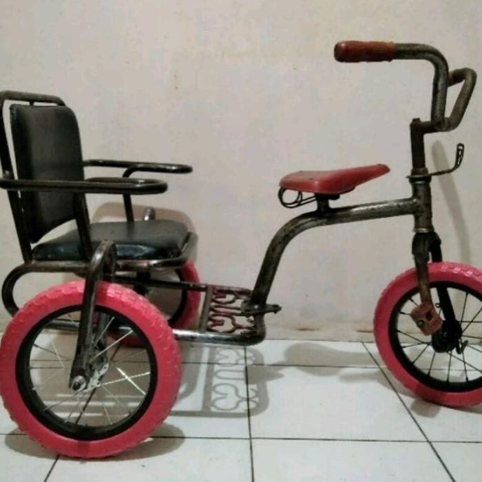 Gambar Sepeda anak antik jadul roda 3 merk King Cycle dari Pariapait02 undefined Tokopedia