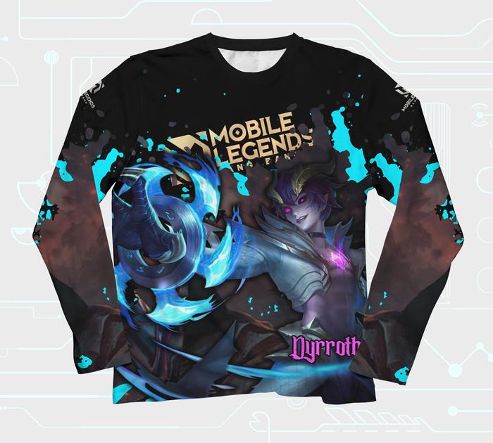 Gambar Baju/Kaos Dewasa Game Mobile Legend Hero DYRROTH - Tangan Panjang, L dari vay industries undefined Tokopedia