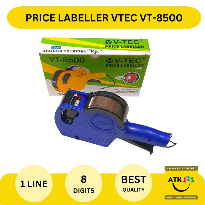 Gambar Alat Labeller / Label Harga V-tec VT-8500 dari ATK123.Surabaya undefined Tokopedia
