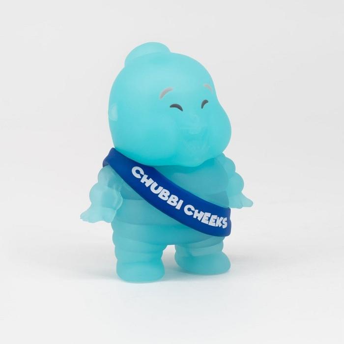 Gambar UNBOX Chubbi Cheeks GID Cheer Up Marshmallow Vinyl Figure - Marshmallow dari Doggy Paw undefined Tokopedia
