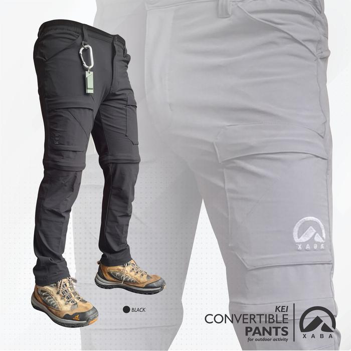 Gambar XABA convertible pants_kei - celana gunung sambung pdl quickdry - XXL dari XABA undefined Tokopedia