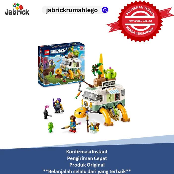 Gambar LEGO 71456 DREAMZzz Mrs. Castillo's Turtle Van Set, Build a Toy Camper dari Jabrick Rumah LEGO undefined Tokopedia