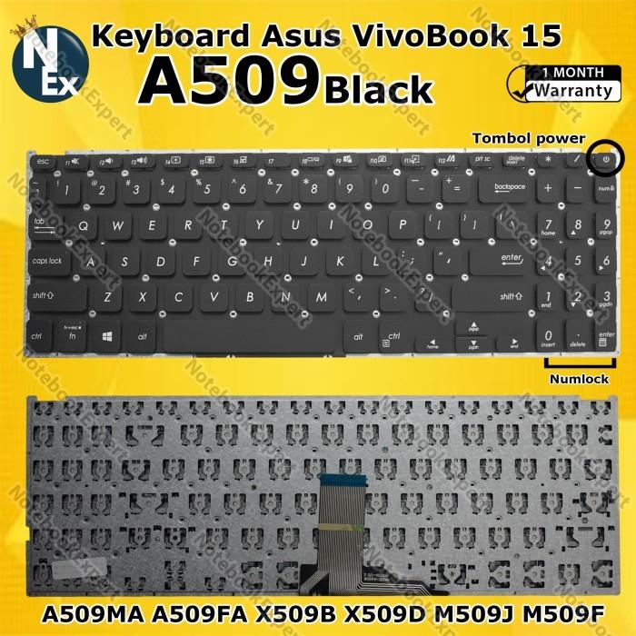 Gambar Keyboard Asus A516 A516EAO A516JA A516JAO A516K A516KA A516KAO A516MA - Black Backlight dari notebookexpert undefined 4 Tokopedia