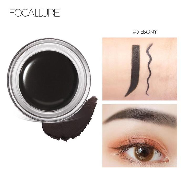 Gambar FOCALLURE - Waterproof Eyebrow Gel Alis Cream - 05 dari Wabi Sabi Cosmetics undefined Tokopedia