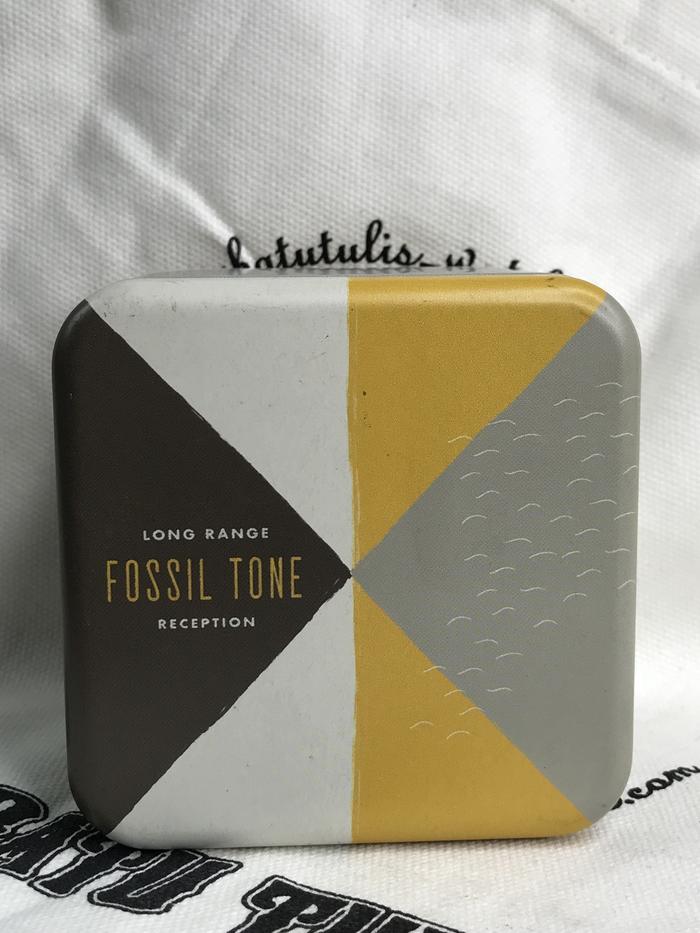 Jual tin box fossil original motif fossil tone Kota Tangerang