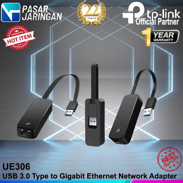 Gambar TP-LINK UE300C USB Type-C to RJ45 Gigabit Ethernet Network Adapter - UE306 dari PASAR JARINGAN undefined Tokopedia