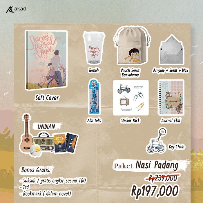 Gambar PRE ORDER - NARASI PERIHAL AYAH - JAQUENZA EDEN - AKAD - BUMIFIKSI - NASI PADANG dari bumifiksipadang undefined Tokopedia