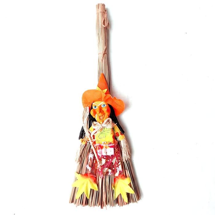 Gambar SAPU ROTAN NENEK SIHIR AKSESORIES PESTA HALLOWEEN SAPU HANTU MURAH - 18007-WitchOREN dari MadisonShop undefined Tokopedia