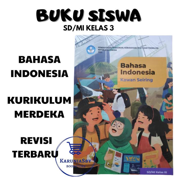 Promo Buku Kelas 3 SD Bahasa Indonesia Kurikulum Merdeka Sekolah ...