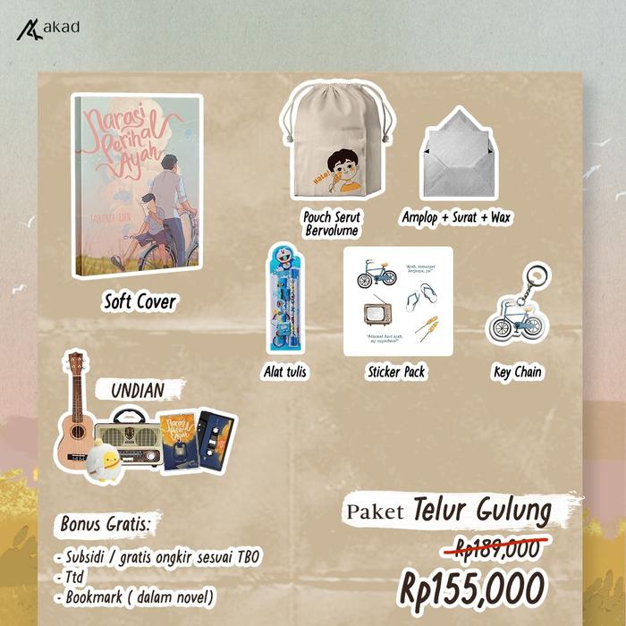 Gambar PRE ORDER - NARASI PERIHAL AYAH - JAQUENZA EDEN - AKAD - BUMIFIKSI - TELUR GULUNG dari bumifiksipadang undefined Tokopedia