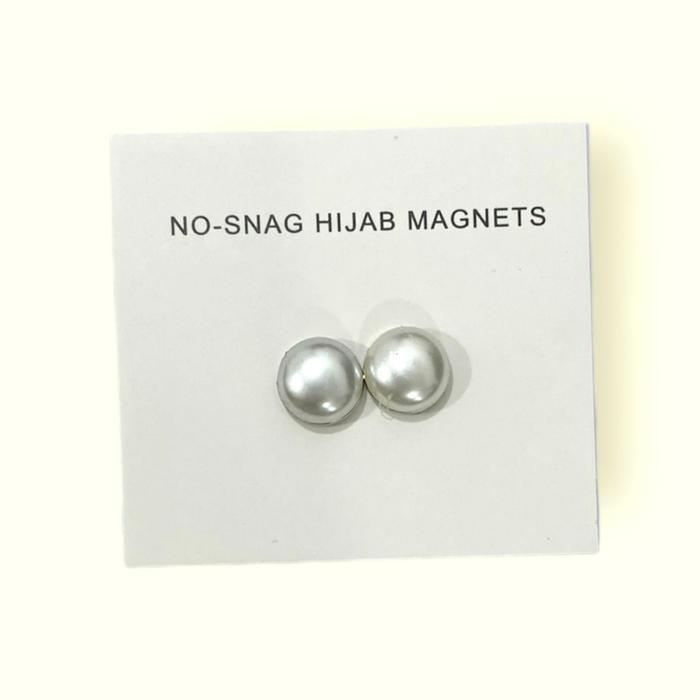 Gambar Pin Magnet Hijab Magnet Bros Aksesoris Syal Selendang Klip HIjab - METAL PUTIH dari Mynoona Toona undefined Tokopedia