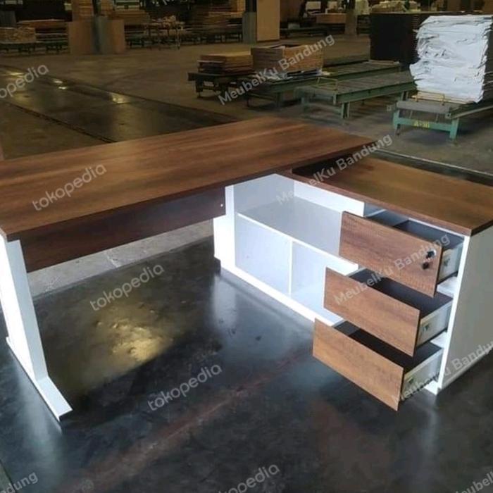 Jual Meja Kantor Meja Direktur Meja Kerja Meja L Expo ( Bandung