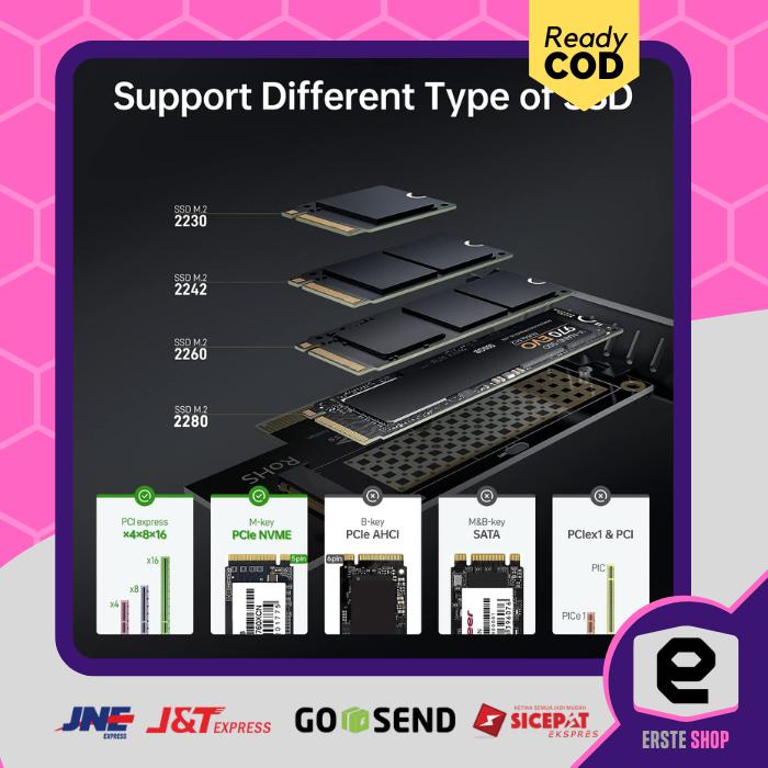 Jual Alat Expansion Adaptor Adapter Card Motherboard M.2 Nvme Ssd To ...