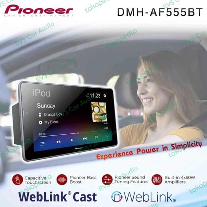Jual headunit double din mobil 9 inch pioneer dmh - af555bt garansi ...