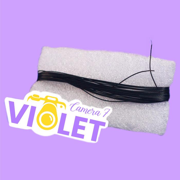 Gambar Kabel jumper 30 awg kecil tunggal tembaga putih PCB cable Breadboard - HITAM / 5 meter dari VIOLET Camera 7 undefined Tokopedia