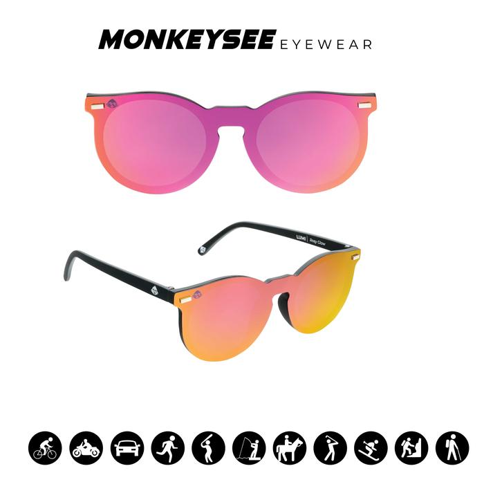 Gambar LUMI Monkeysee Eyewear Sunglasses Polarized Kacamata lari running golf - Rosy Glow dari Monkeysee undefined Tokopedia