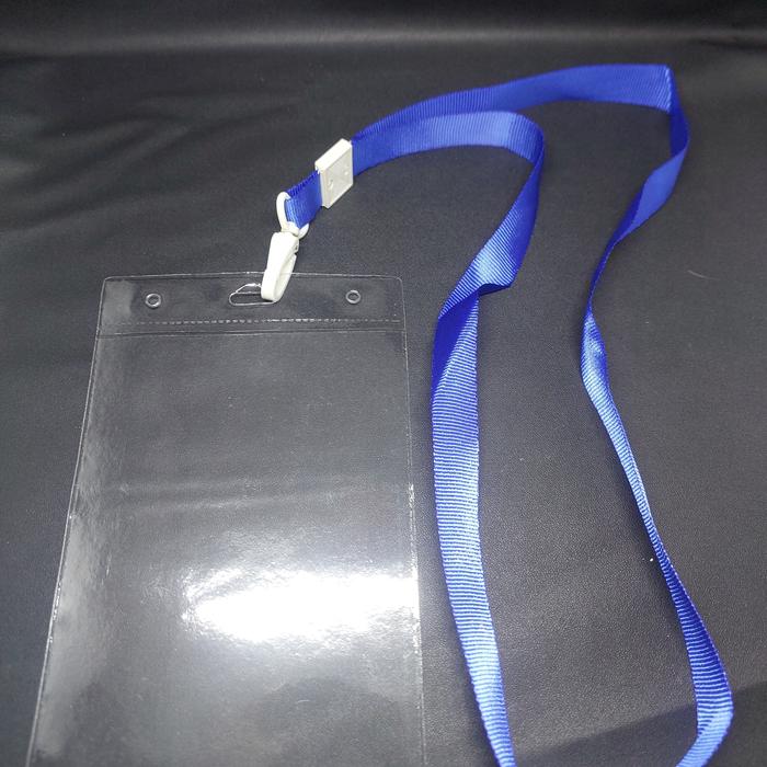 Gambar 1 SET PLASTIK NAME TAG + TALI 2CM / PLASTIK ANGGOTA PANITIA + TALI - Biru, Plastik 11x17 dari ALI SUPPLIER undefined Tokopedia