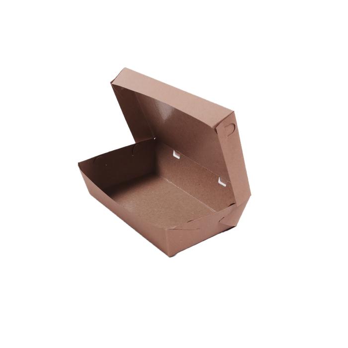 Gambar Lunch Box Kraft Coklat TERPACK Kotak Makanan Coklat Lunch Box Selip - L 18 x 10 x 5 dari Grade Paper Products undefined Tokopedia