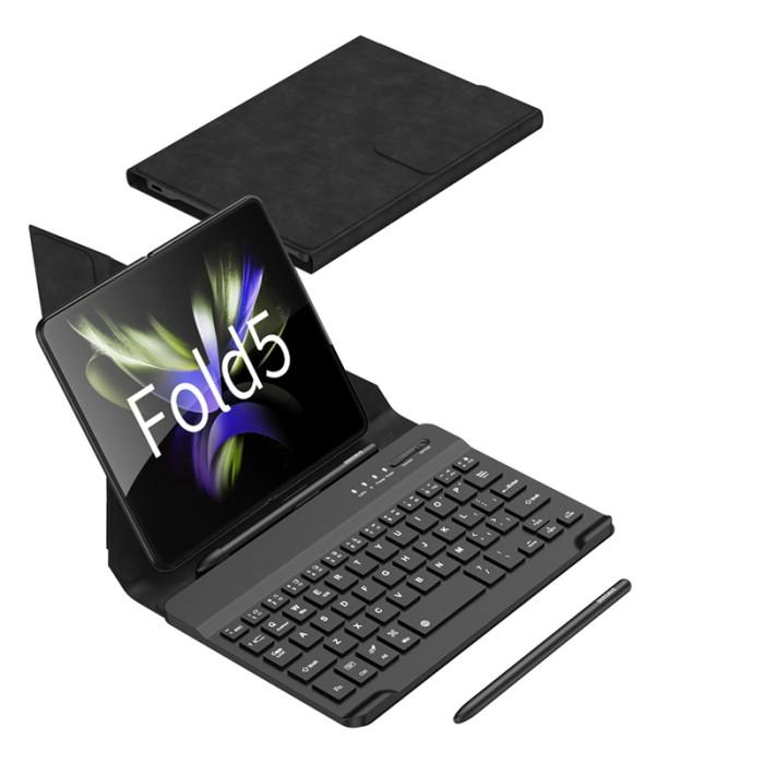 Gambar [ORIGINAL] Keyboard Samsung Z Fold 4 Fold 4 5G Foldable Keyboard - Black, Keyboard + Pen dari Jaya Case STORE undefined Tokopedia