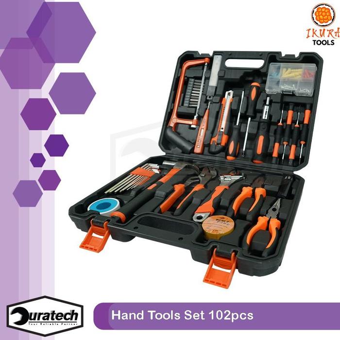 Gambar HAND TOOLS SET 102PCS / TOOL KIT SET / ALAT PERTUKANGAN SET TANG OBENG dari maslu undefined Tokopedia