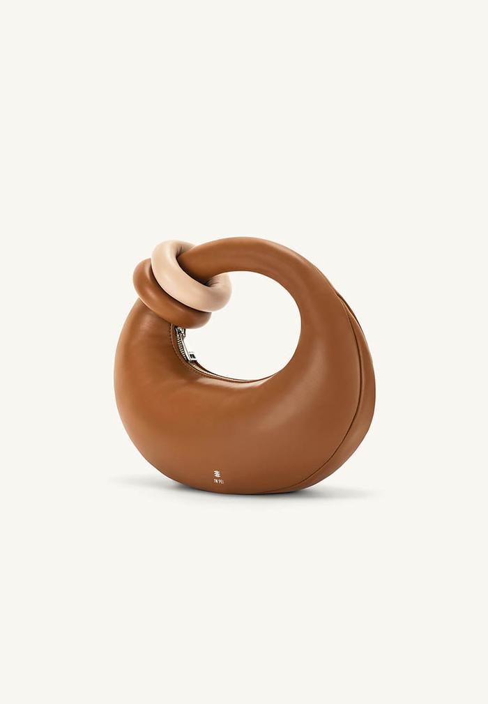 Gambar JW Pei Abacus Top Handle Bag - Brown dari Mongschics undefined Tokopedia