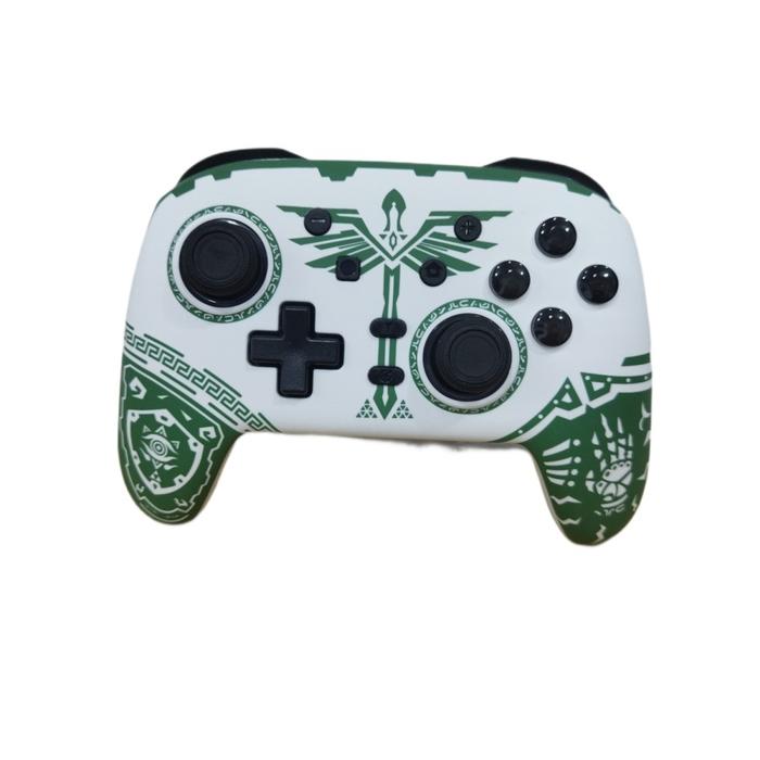 Gambar BSP S08 Wireless Gaming Pro Controller Zelda TOTK for Switch PS4 PS3 - White Green dari WISNU DISC STORE undefined Tokopedia