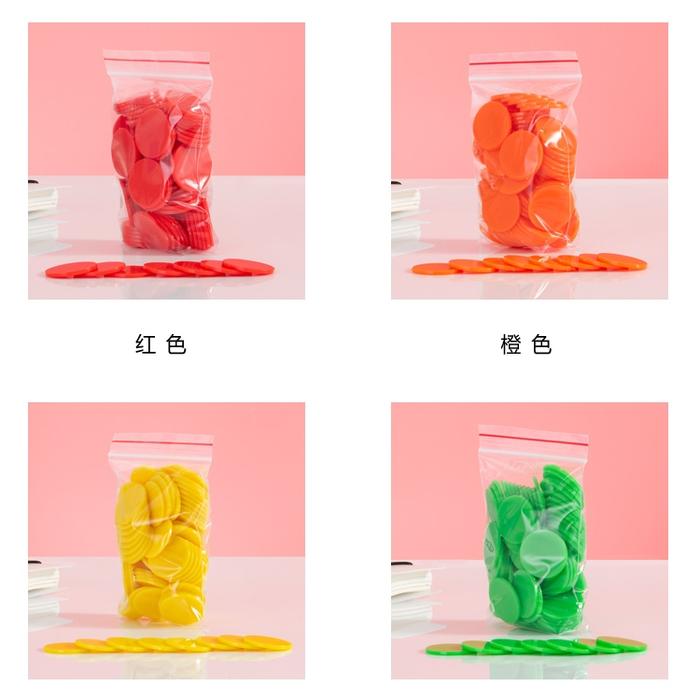 Gambar mainan plastik model coin isi 100 untuk edukasi dari Istana mainan unik undefined Tokopedia