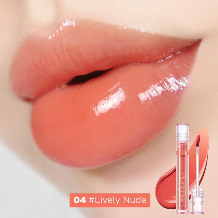 Gambar LILYBYRED Glassy Layer Fixing Tint 4gr | Lip Tint Korea Glossy Finish - 04 LIVELY NUDE dari Beauty Store 05 undefined Tokopedia