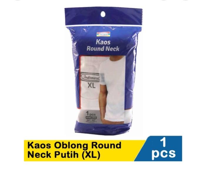 Gambar Indomaret kaos oblong round neck putih - M, Hitam - XL, Hitam dari CENDANA ONLINESHOP undefined Tokopedia