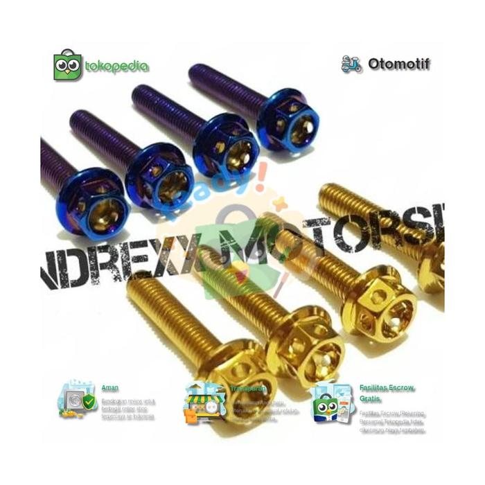 Gambar MURAH BAUT PROBOLT UNTUK WINDSHIELD YAMAHA NMAX BAHAN STAINLESS STELL. - Perak dari nofita shoop undefined Tokopedia