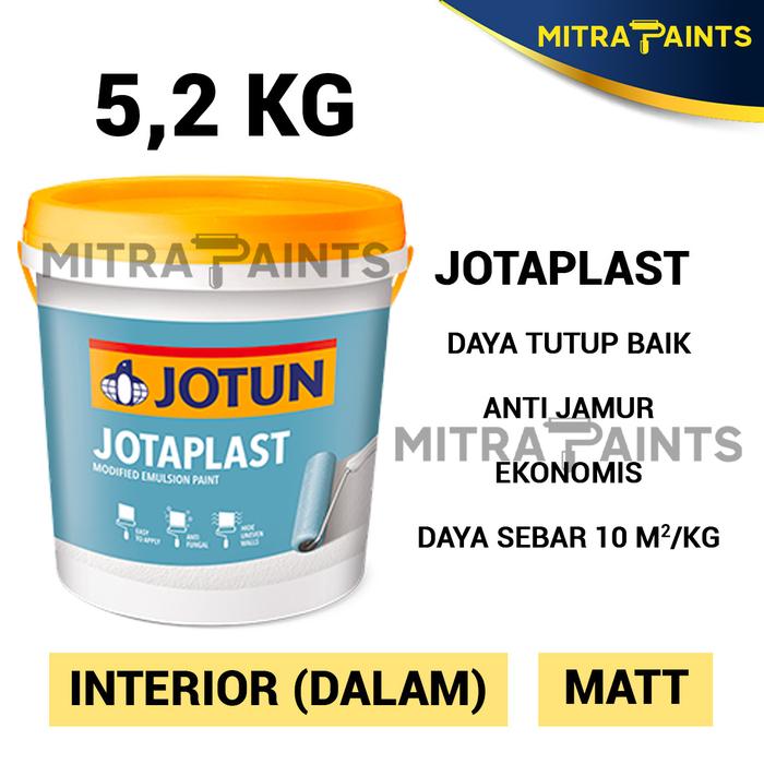 Gambar CAT TEMBOK JOTUN INTERIOR EKSTERIOR VANILLA LATTE 1519 / BEIGE CREAM - JOTAPLAST dari Mitra Paints undefined Tokopedia