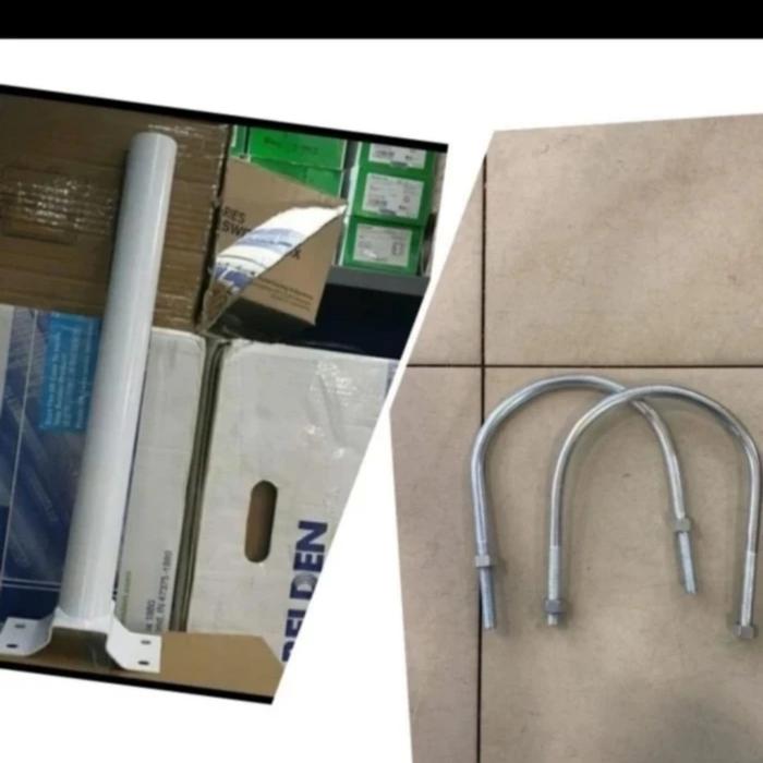 Gambar Lampu jalan led pju 100watt lampu led 100w 100 watt pju - TIANG + U BOLT dari Deltaled undefined Tokopedia