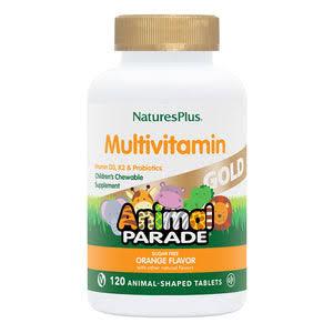 Gambar Animal Parade Gold Multivitamin Anak D3 K2 Probiotic Probiotik Enzyme Enzim Pencernaan 120 Tablet Kunyah - Orange dari Jubilee Vita undefined Tokopedia
