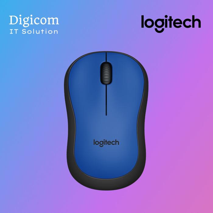 Gambar Logitech Wireless Mouse M221 Silent - BLUE dari Digicom Sukabumi undefined Tokopedia