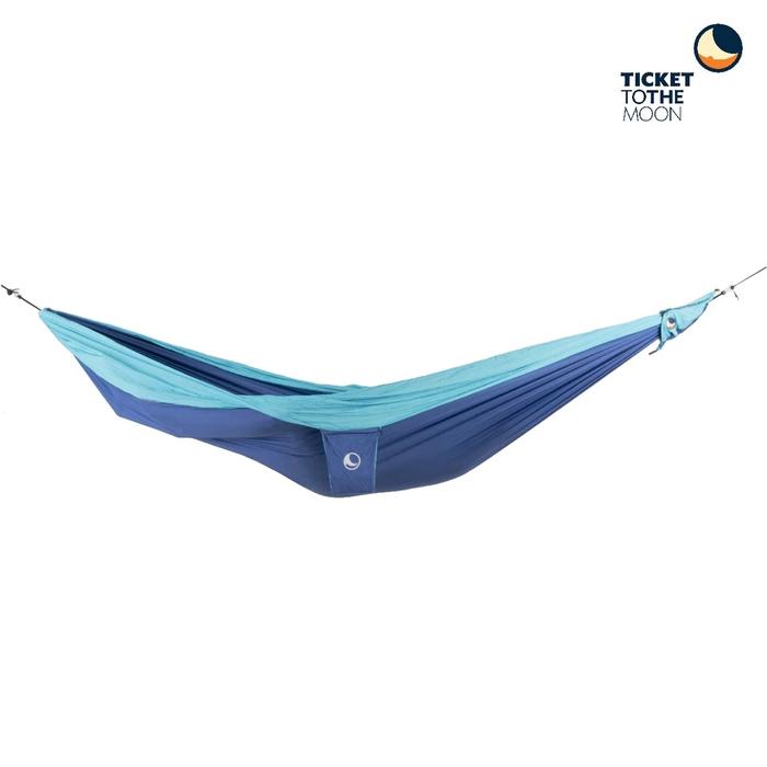 Gambar Ticket To The Moon King Size Hammock - Blue/Aqua dari Osa Adventure undefined Tokopedia