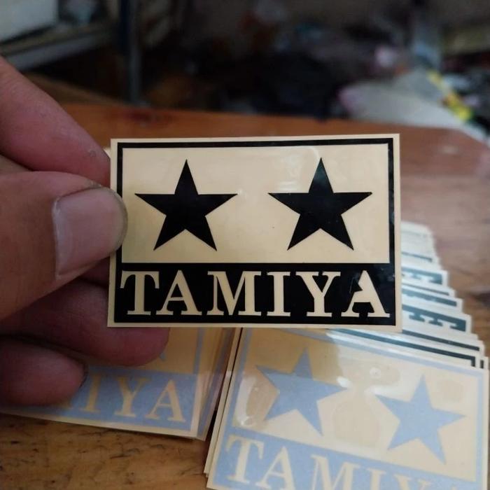 Gambar STICKER  LOGO TAMIYA STICKER / TAMIYA - Hitam dari TOKO MEGA ASEMKA undefined Tokopedia