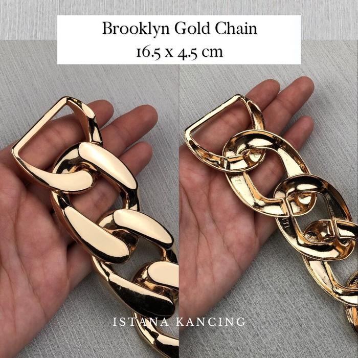 Gambar Kepala Sepatu Aksesoris Mewah Swarovski Cantik Mewah Shoe Buckle Mix - Brooklyn Gold dari Istana Kancing undefined Tokopedia